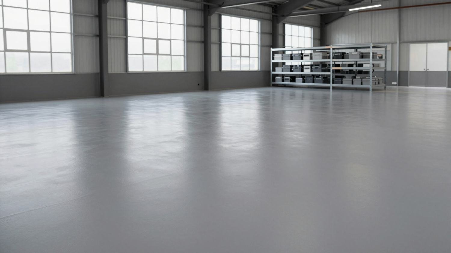 Polished & coloured concrete