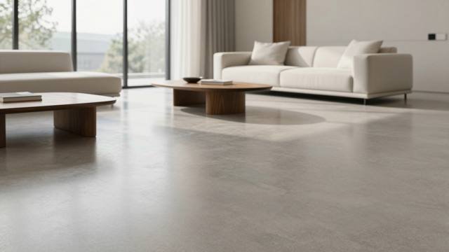 Microcement floors
