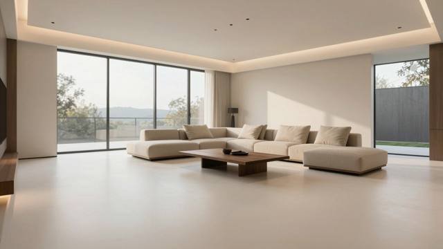 Microcement floors