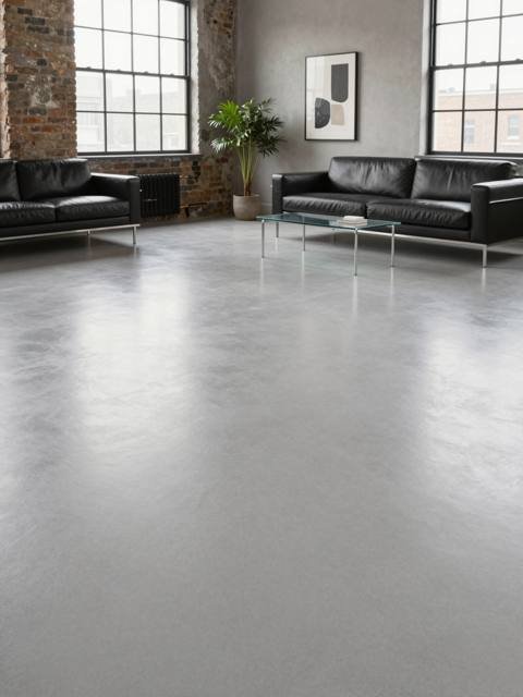 Polished & coloured concrete